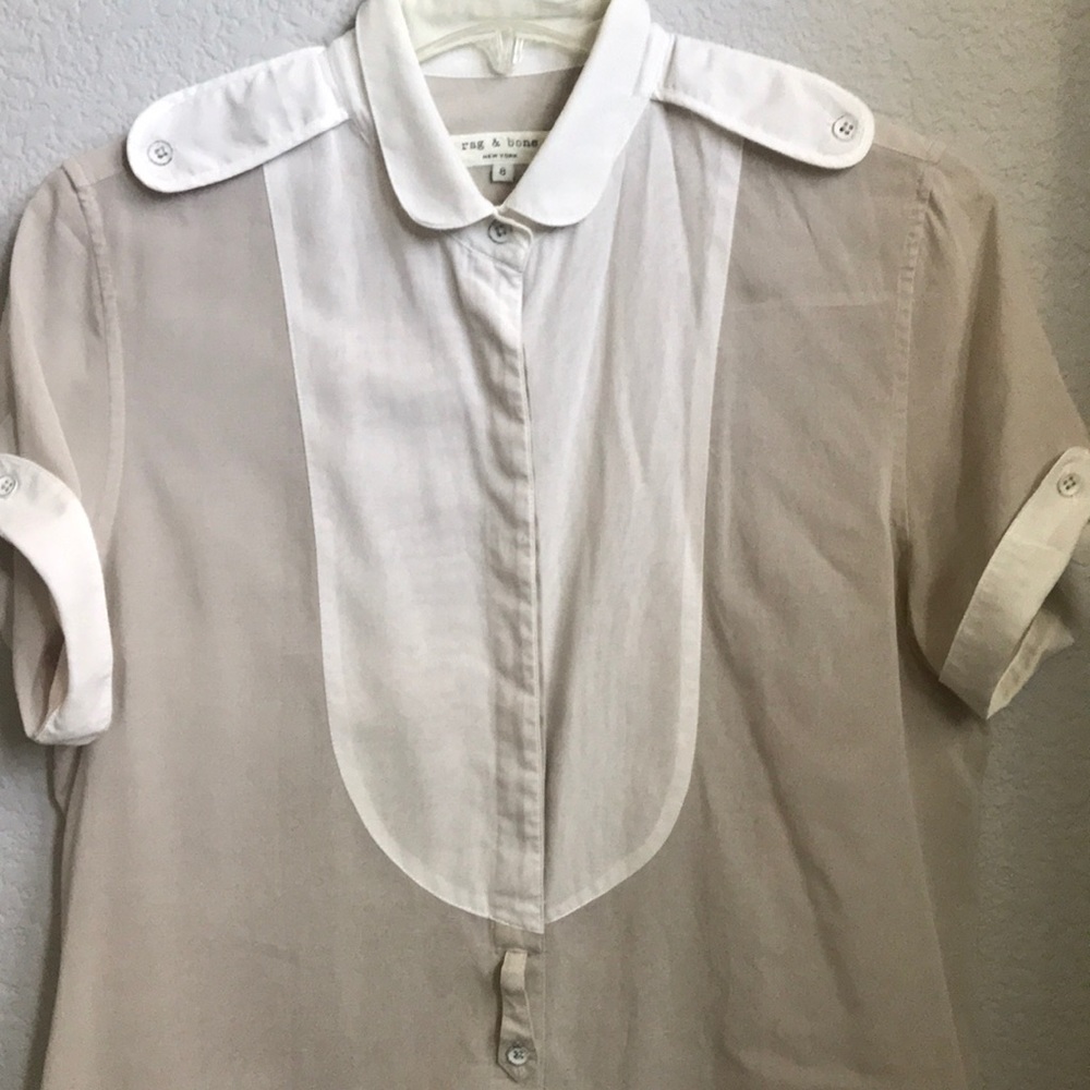 Rag and Bone women’s short sleeves blouse.